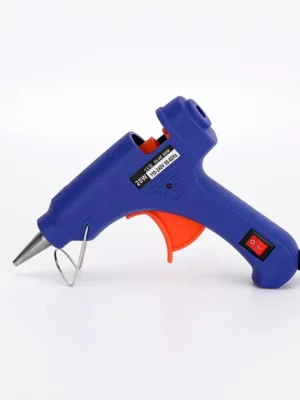 PISTOLET COLLE SILICONE BLEU